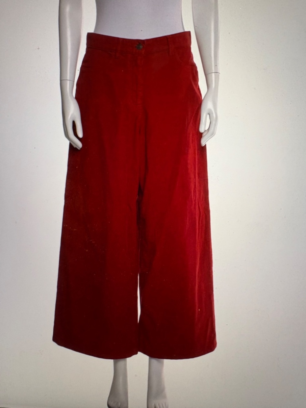 The Row Red Corduroy Jeans - Picture 7 of 9